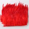 Sharp Chicken Feather Trim Fabric: White & Colored Strips, Hot Selling Cross-Border Fabric Tape.