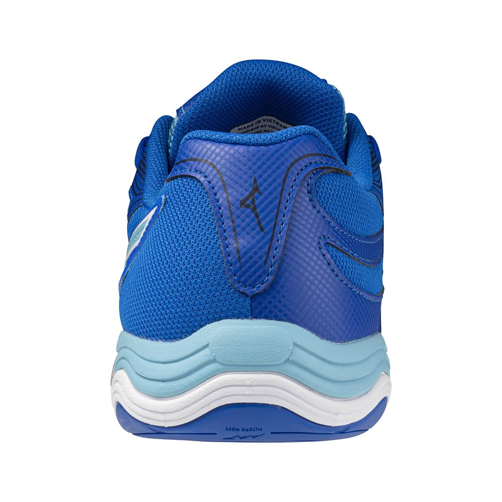 Mizuno Wave Medal 7 Table Tennis and Size 2E Shoes, Stability, Cushioning, Responsiveness, Blue/White/Turquoise, 28.5 Cm,