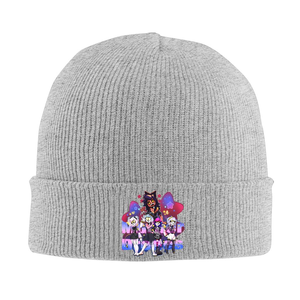 Murder Drones Knitting Hat Vintage Caps Female Male Gym Beanie Hats Winter Design Elastic Bonnet Hats