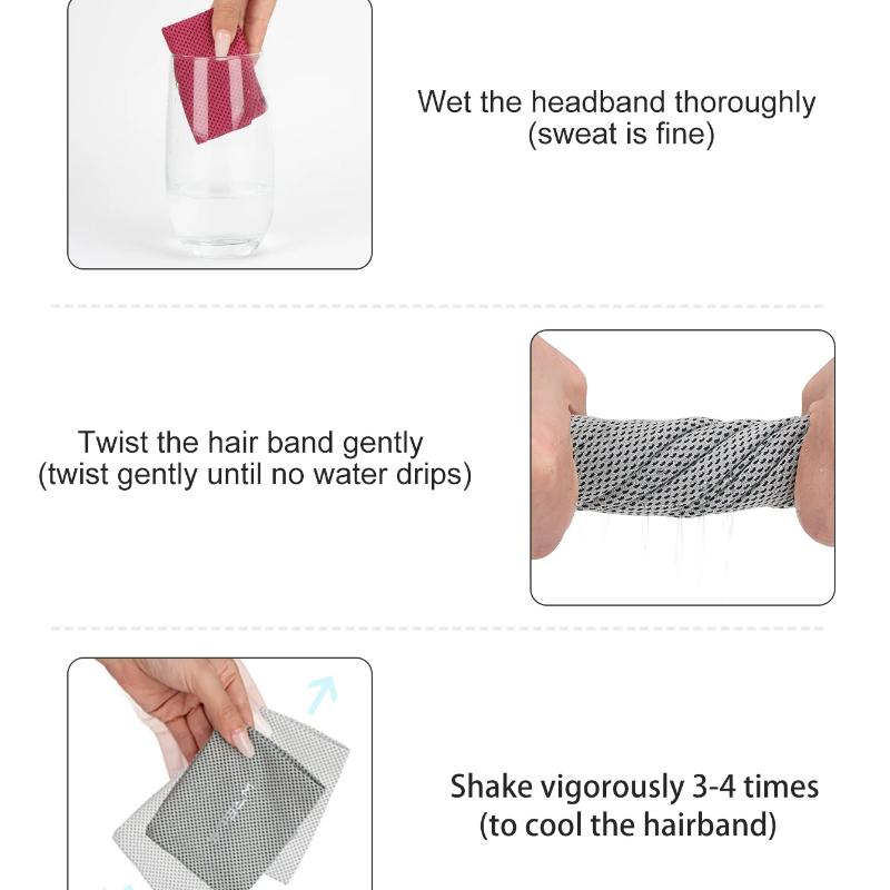 Cooling Sports Headband For Running Fitness Tennis Yoga, Polyester Sweat Wicking Hair Band With Mesh Texture And 4 Color Options For Adults