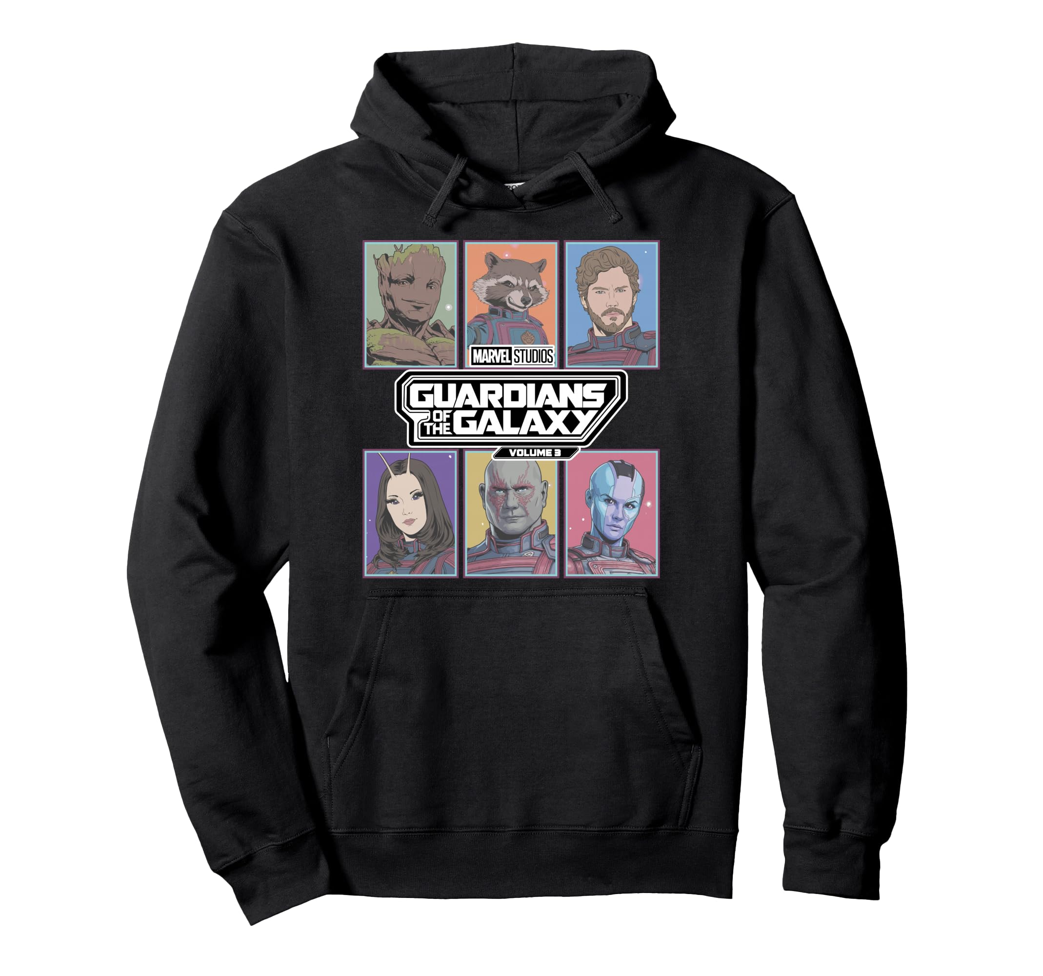 

Marvel Guardians of the Galaxy Vol.3 Retro Trading Card Hoodie