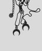Armo Mini Crescent Necklace (Matte Black)