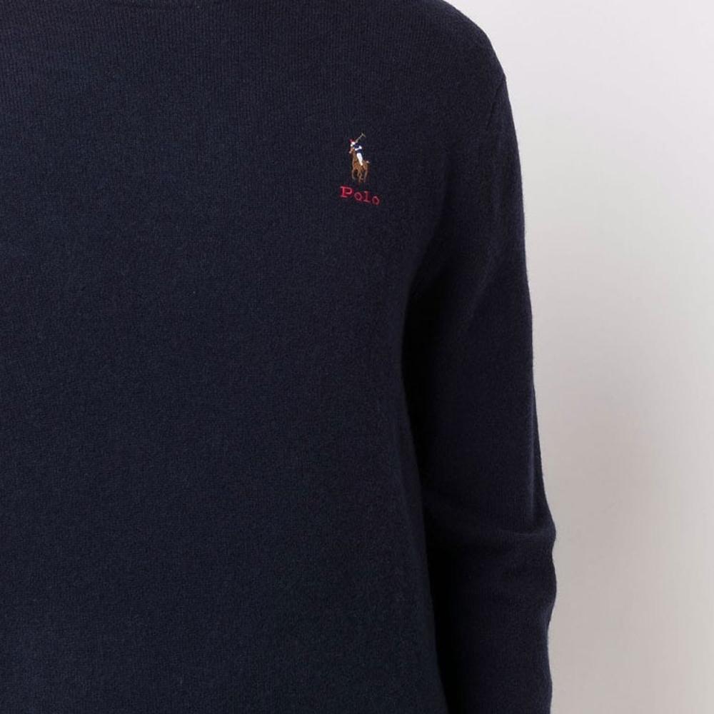 Polo Ralph Lauren FW21 Logo Pattern Pullover Sweater Men sweater Blue 710815034-001