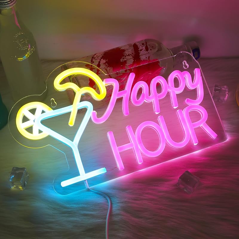 Attivolife Rock Hand Shaped Neon Light, Gamer Wall Decor LED Purple Neon Signs, USB Powered for Bar Christmas Birthday Home Party Gifts