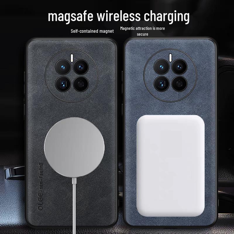 Lambskin Magnetic Phone Case for Huawei Mate 50/60 Pro+ - Full Coverage Hard Shell
