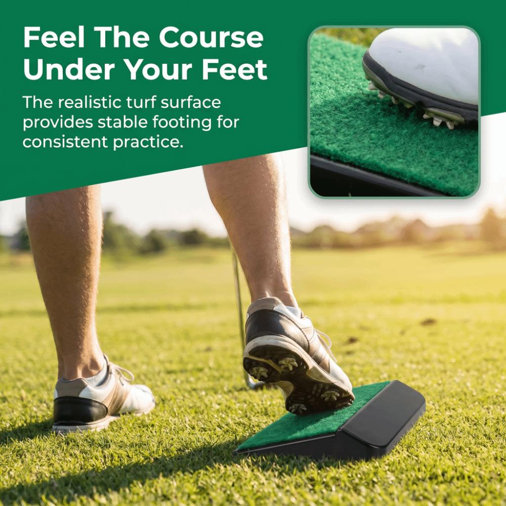 Artificial Turf Foot Alignment Pedal Plastic Base Golf Practice Board  Golf Training