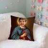 Funny PPedroPascalMMoodMeme Case Plush Fabric Soft Pillowcase Double Sided Print Cushion Cover Household Gifts