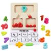 Magnetická aritmetika Matematické hry Montessori Farnost Dřevěná hračka Barva Poznávání Předškolní počítání Učení Děti Vzdělávací hračka