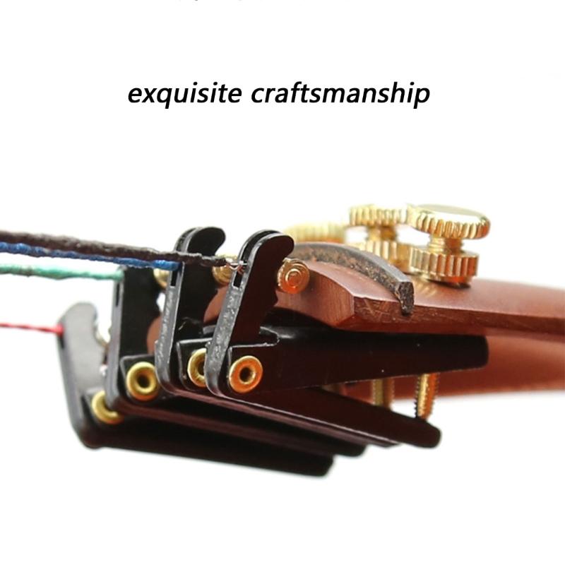 4PCS Stable Violin String Tuner with Universal Fit String Adjuster for 3/4 4/4 1/4 1/2 Instruments Made of Strong Metal