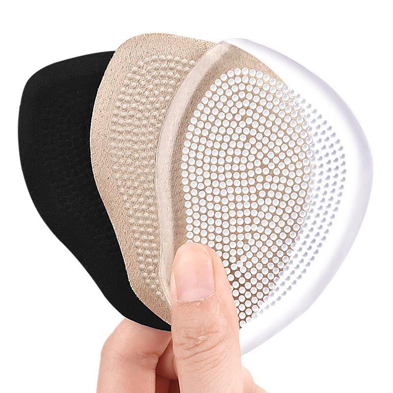 GEL Forefoot Pad High Heels Anti-pain and Non-slip Half Size Pad Soft Particle Massage Shock Absorption Half Size Forefoot Sticker