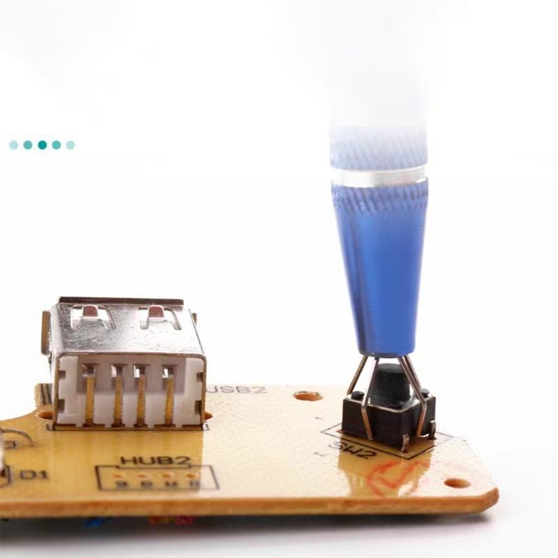 Professional 4 Claws Chip Removal Extractor Tool 3 Color Option Antislip Surfaces Precise Electronics Repair Equipment