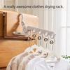 1PC Folding Drying Rack Portable Travel Hotel Drying Hanger Drying Artifact Multi-functional Five-hole Hanger