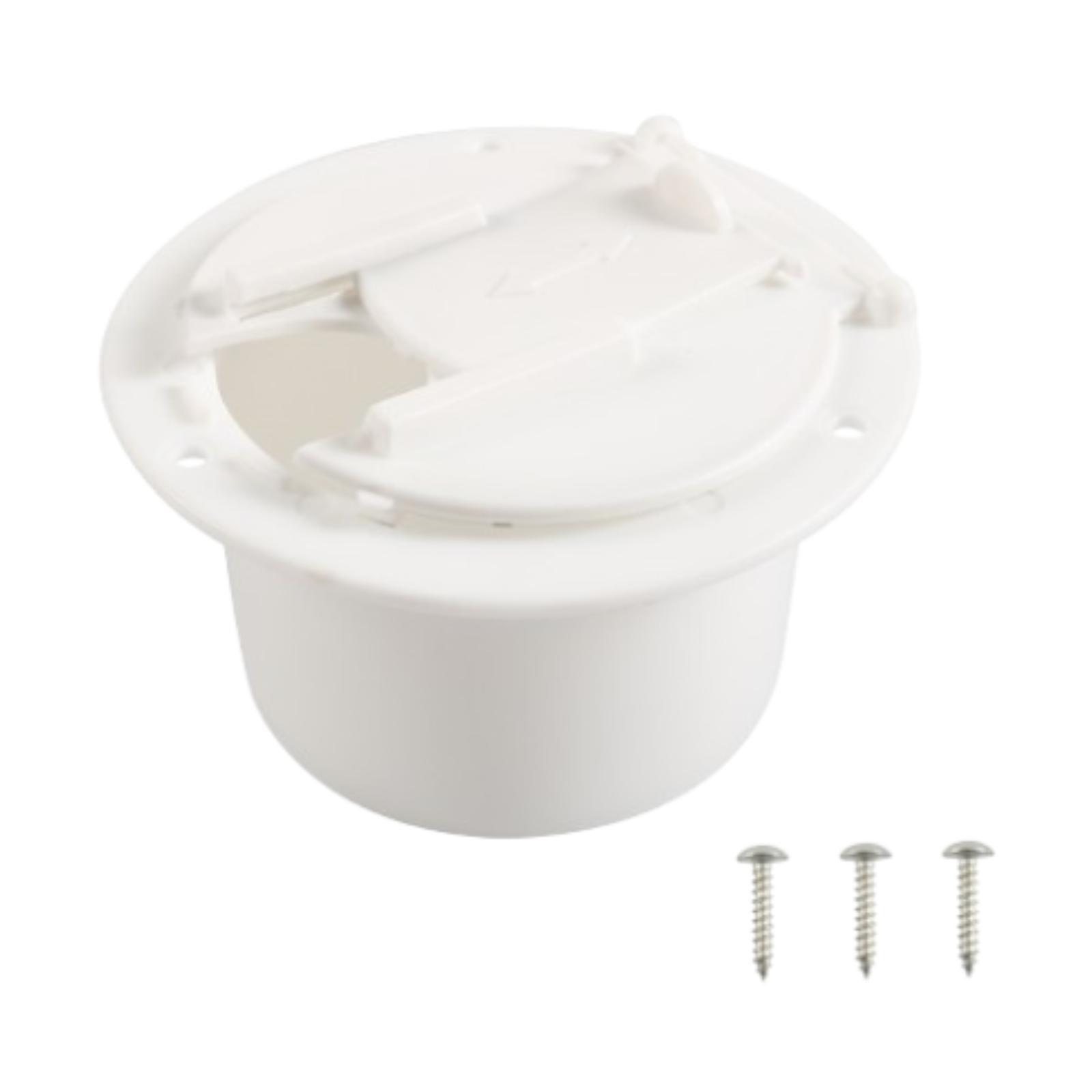 

Generic Electrical Cable Hatch Simple Installation Replacement Door Hardware Sturdy Professional Electric Power Cord Hatch Cover