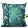 Vintage flowers Linen pillowcase Decorative pillows for sofa Cushion covers home decoration