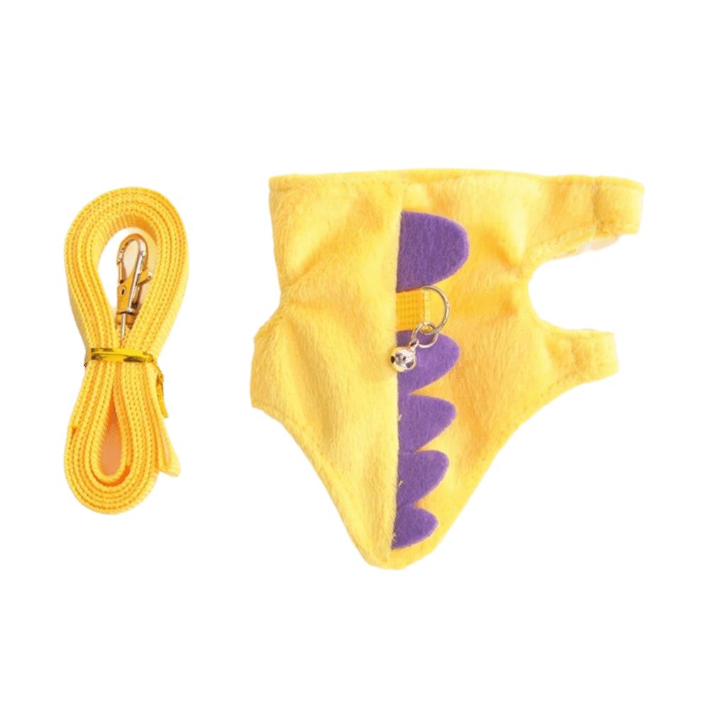 Süße Kurze Frettchen Leine Seil Weste Typ Dinosaurier Form Haustier Seil Glocke Verstellbar Gehen Mäuse Haustier Gehen