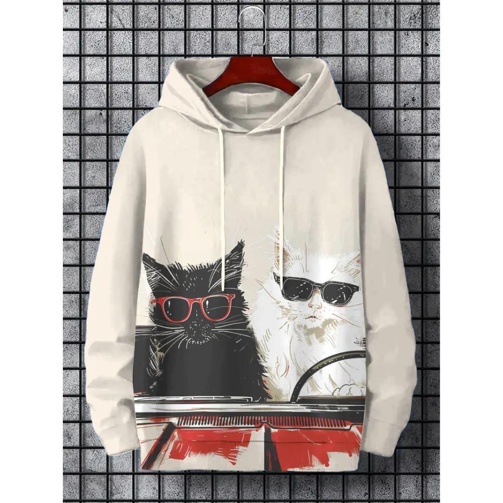 Astronaut Cat 3d Printing Hoodie Men Women Fashion Long Sleeve Hoodies Sweatshirt Oversized Coat Women Sweats Hoodies