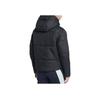 Nike Logo Reversible Casual Sports Hooded Cotton Jacket Women Jacket Black 939361-010