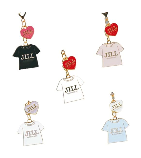 

JILL by JILLSTUART Футболка с логотипом Металлический брелок [Набор из 5] (Полный комплект)] Гача