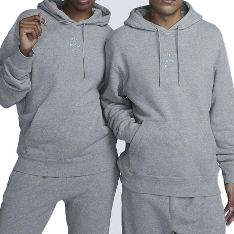 Nike x Nocta Fleece Basketball Hoodie (Asia Sizing) Dark Grey Heather Unisex Streetwear DX2838-063