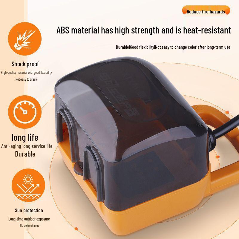 Rainproof Auto Power-Off Charging Socket for Outdoor Electric Vehicles