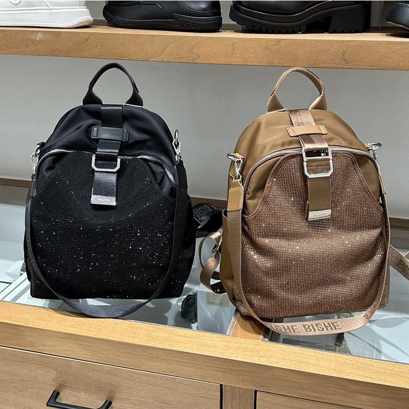 Classic Light Luxury Senior Sense Fashion Diamond-encrusted Backpack Women Shoulder Bag Backpack Women