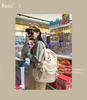 Korean Style Harajuku Backpack for Girls - Large Capacity, Solid Color, Perfect for High School & Junior Students.