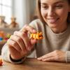 3D Printed Articulated Toy for Kids with Movable Joints, Cute Collectible Animal Figure