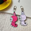 Cartoon Creative Alloy Keychain Schoolbag Pendant Car Keyring Jewellery Gift