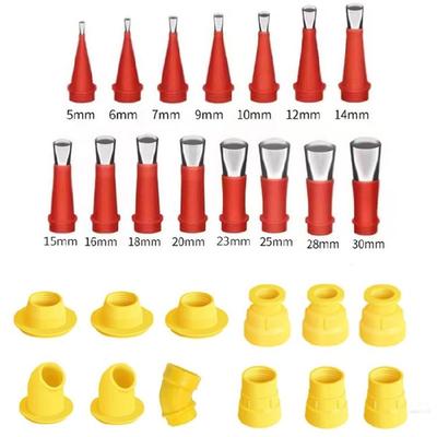 27Pcs Universal Rubber Nozzle Tool Kit Caulking Tips Caulking Nozzle Applicators