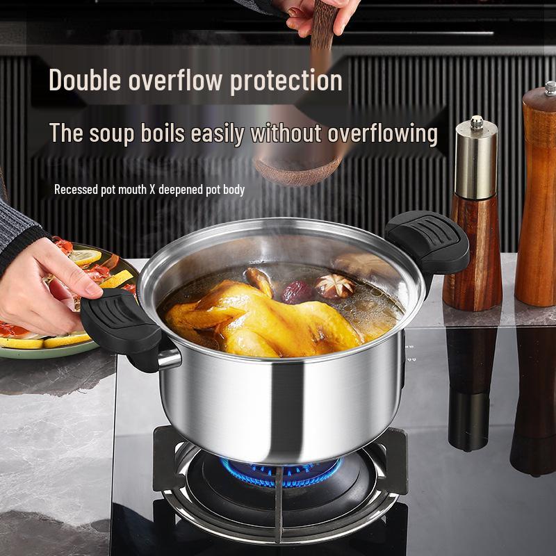 Xiyijia 304 Multi-Functional Double-Handle Large Capacity Pressure Cooker