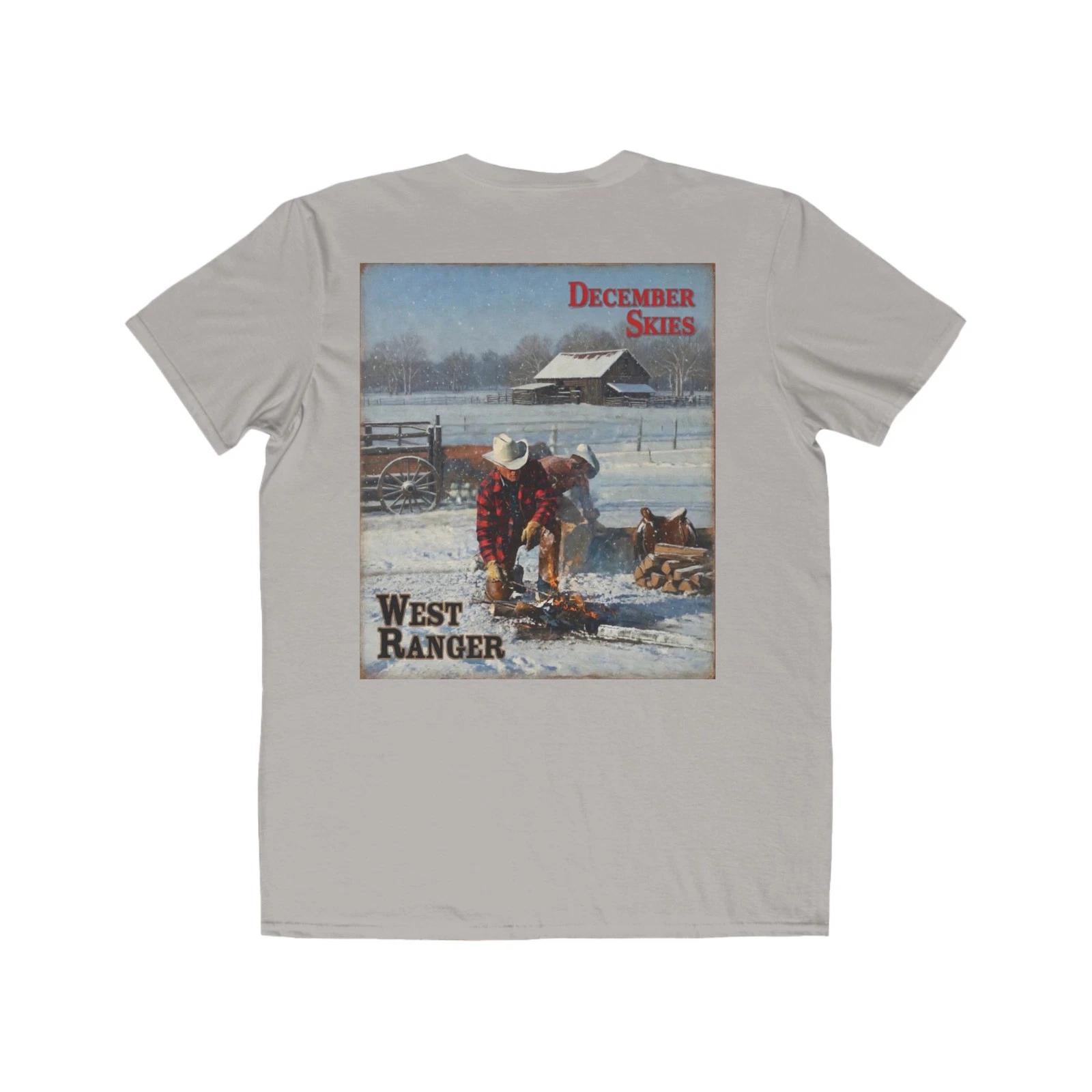 Western Cowboy Old West Texas Ranch Tee T-shirt Shirt L