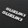 Autocolant 3D Decal rezervor motocicletă Emblema Logo Litere Aurii Argintii