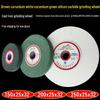 Multi-Material Grinding Wheel: White Corundum, Brown Corundum, Green Silicon Carbide - Perfect for Bench Grinders and Knife Sharpeners