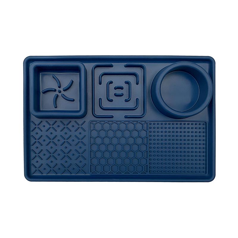 Silicone Non-Slip Waterproof Pet Feeding Mat - Easy Clean, Slow Feeder, Leakproof for Cats & Dogs