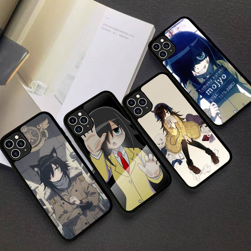 Watamote K-Kuroki T-Tomoko Phone Case For IPhone 17 16 15 14 13 Plus 12 11 Pro Max PC+TPU Cases Back Cover