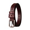 First Layer Cowhide Belt, Genuine Leather, Retro Versatile Tree Paste Leather Pin Buckle, Retro Belt, Young And Middle-Aged Belt Men