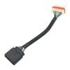 12 Pin Headlight Adapter Cable Vehicle Headlamp Wiring Harness Cable Cord Assembly Replace for 7L6971071A Front Lights R6FB