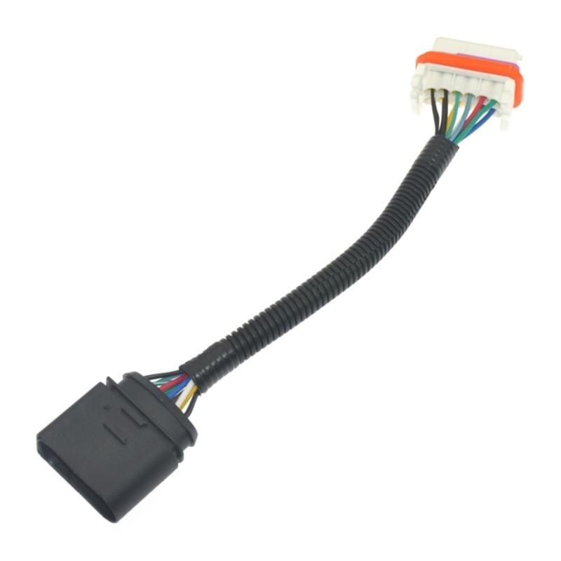 12 Pin Headlight Adapter Cable Vehicle Headlamp Wiring Harness Cable Cord Assembly Replace for 7L6971071A Front Lights R6FB