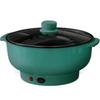Double-Layer Electric Cooking Pot, Large Capacity, Multifunctional for Steaming, Boiling, Frying, Non-Stick, Ideal for Dorm Use