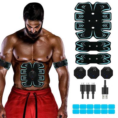 Stimulator muscular fără fir EMS Trainer Smart Fitness Antrenament abdominal Autocolante electrice pentru pierderea în greutate Masaj de slăbit corporal