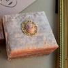 Jewelry Organizer Pendant Storage Necklace Box Jewelry Box Pink Velvet Ring Box Ring Storage Case