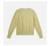 2025 Autumn Women's Minimalist Solid Knitted Cardigan - Casual Crew Neck Long Sleeve Cashmere Sweater 