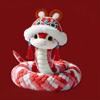 Soft Plushie Snake Year Pillow Bringing Luck Cartoon Cushion for Home Decoration Lover