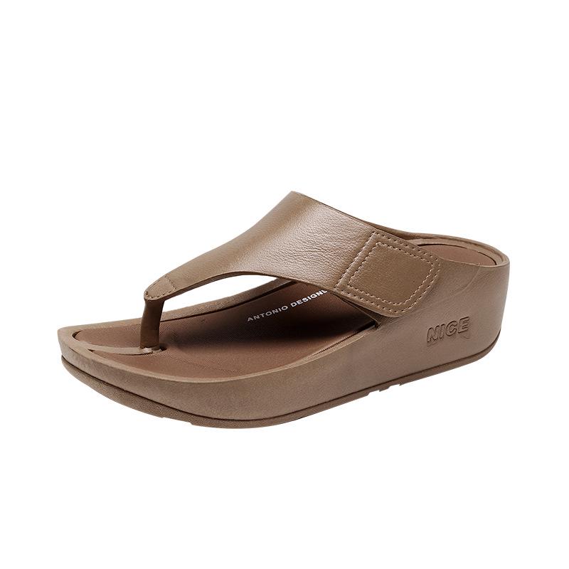 Women's Comfortable Non-Slip Wedge Flip-Flop Sandals