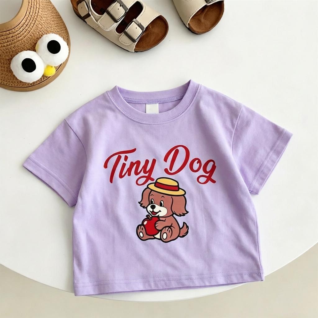 White Blue Tshirt For Boys And Girls Shortsleeved Tops New Design Tees Round Neck Base Shirt Toddler Loose Casual Clothing