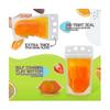 100pcs 16oz Travel Drink Pouches - Resealable Straw Included Hydration Bags