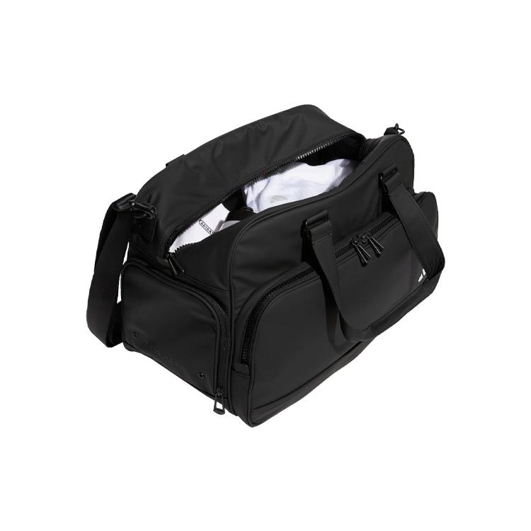 New Adidas Polyurethane Boston Bag Golf Bag Gym Bag Medium Size Men's Black HS4451