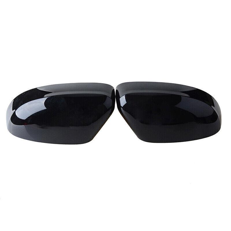 Rear View Mirror Cover Cap Replacement Gloss Black For Ford Focus 2012 2013 2014