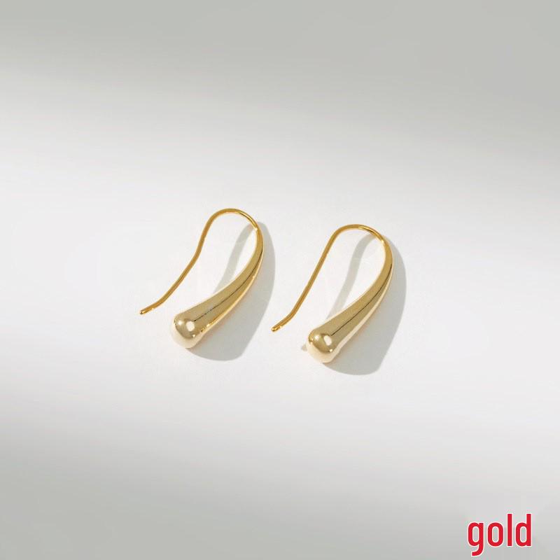 Korean Style Water Drop Earrings for Women: Retro, Fashionable, Simple, Creative Ear Hooks