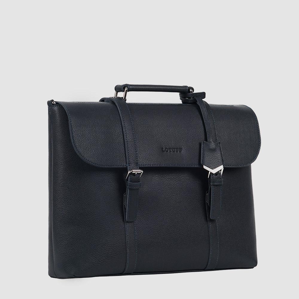 Lotuff Leather Briefcase Lo-0916-Nv